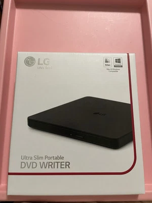 Grabadora de DVD portátil LG Life’s Good ultra delgada para Mac y Windows nunca usada Foto 1 de 2