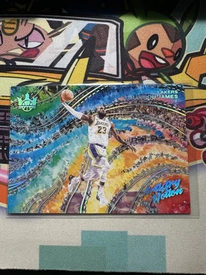 2024 Panini Court Kings - Artistry in Motion LeBron James #7 Burgundy /125 - Image 1 of 2