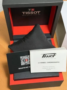 Tissot Uhren Präsentationsbox Etui komplett mit Handbuch und Karte - Neu - Bild 1 von 4