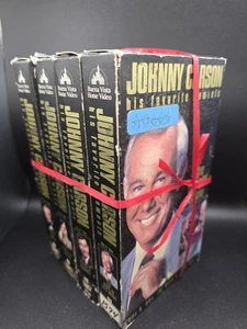 Johnny Carson: His Favorite Moments From the Tonight Show VHS Box Set, 4 Tapes - Picture 1 of 4
