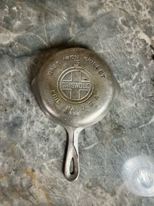 Griswold 709 #3 Gusseisen Pfanne großer Block Logo 6,5 Zoll sitzt flach - Bild 1 von 7