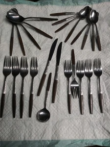 27 Pieces INTERPUR/Japan Flatware - Picture 1 of 6