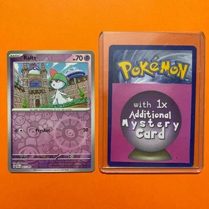 Ralts Reverse Holo 027/091 NM Paldean Fates Pokemon Card Near Mint 2024 - Picture 1 of 5