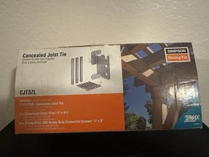 Simpson Strong-Tie CJT3ZL Concealed Joist Tie w/ Long Pins and SDS Screws, ZMAX - Picture 1 of 5