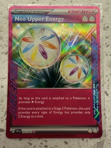 Neo Upper Energy 162/162SV05 Temporal Forces Holo Pokémon TCG Card - Picture 1 of 6