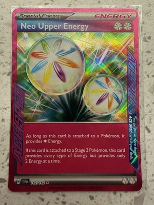 Neo Upper Energy 162/162SV05 Temporal Forces Holo Pokémon TCG Card - Image 1 of 4