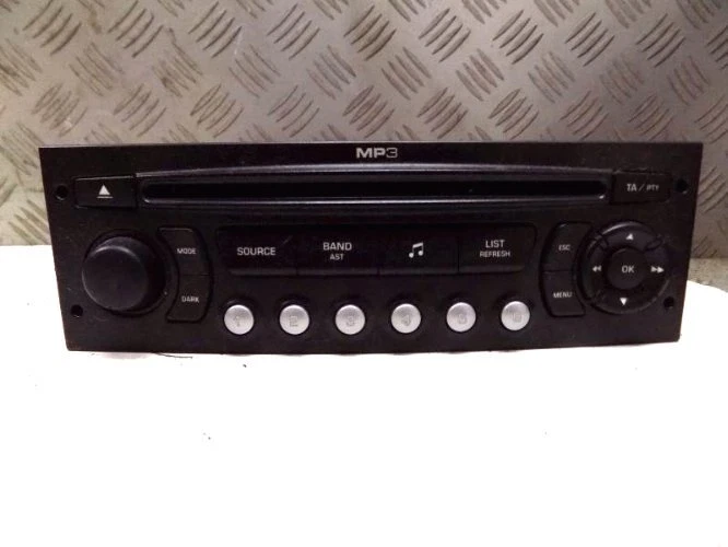 PEUGEOT 307 RADIO CAR AUDIO AUTORADIO 9662925977 - Bild 1 von 1