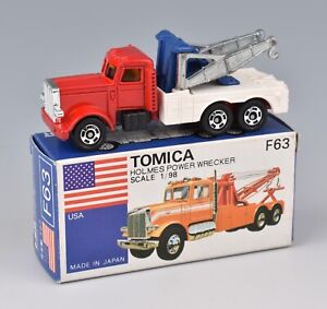 Tomica Foreign Series (Japan) 1/98 Peterbilt/Holmes Power Wrecker F63 *MIB*