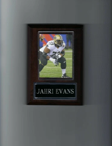 JAHRI EVANS PLAQUE NEW ORLEANS SAINTS FOOTBALL NFL Cover