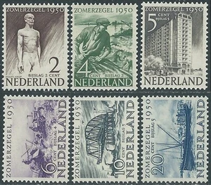 1950 OLANDA NEDERLAND BENEFICENZA SOGGETTI VARI MNH ** - N1-4 - Picture 1 of 1