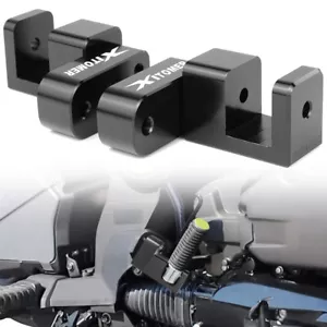 Kit de descenso de clavija de pasajero negro apto para Honda CD 125 BENLY 1984-1994 2001-2003 - Imagen 1 de 12