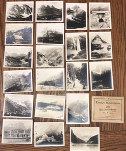 20er Set Gowen Sutton Echtfotos Schwarzweiß Kanadische Rocky Mountains - Bild 1 von 8