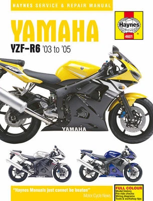 Manuale di Riparazione Istruzioni Yamaha YZF-R6 2003, 2004, 2005 - Immagine 1 di 3