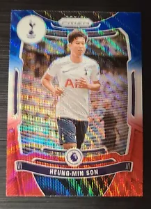 2021-22 Panini Prizm Premier League Soccer Heung-Min Son Red/White/Blue #163... - Picture 1 of 2