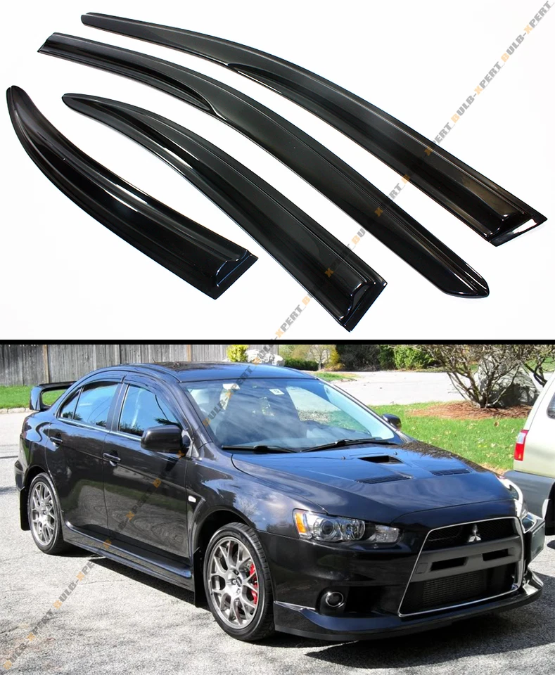 ДЫМЧАТЫЙ КОЗЫРЕК ДЛЯ ОКНА JDM 3D ВОЛНИСТОЙ ФОРМЫ ДЛЯ 08–2017 MITSUBISHI LANCER EVO 10 - Изображение 1 из 4