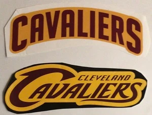 (2) Cleveland Cavaliers Logo fathead decal largest 14”x4.75” NBA Wall Graphics - Picture 1 of 1