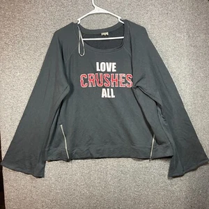 CALIA by Carrie UnderWood Sweatshirt Extra Large Black Love Crushes All Ladies. - Picture 1 of 14