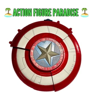 Captain America Blaster Reveal Shield, Marvel Avengers Civil War NERF Shooter - Picture 1 of 9