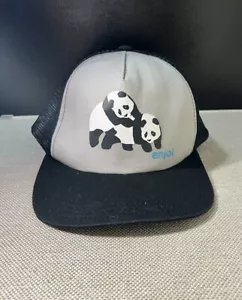 Enjoi Panda Bears Snapback Malla Camionero Sombrero Gorra Patinador Animal - Imagen 1 de 6