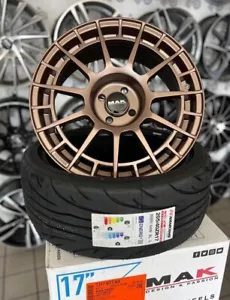 KIT 4 Cerchi in lega Abarth 500 da 17" Nuovi + 4 GOMME 205/40R17 NANKANG NS2R - Imagen 1 de 6