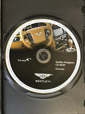 04 BENTLEY NAVIGATION CD-ROM 3W0919884AC BENTLEY NAVIGATION GERMANY #BE-07 - Image 1 of 3