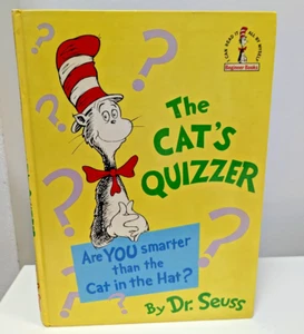 The Cat's Quizzer Dr. Seuss Banned OOP 1977 Vintage Rare - RSPCA NW London - Bild 1 von 18
