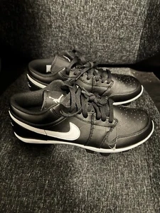 Nike Air Jordan 1 Retro MCS Low Black White Cleats CJ8524-001 Men’s Size 10 - Picture 1 of 5