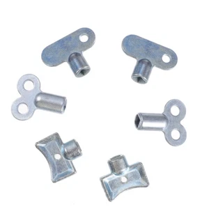 6 Pcs Exhaust Valve Key Gas Cover Radiator Vent Keys for Bleeding - Zdjęcie 1 z 12