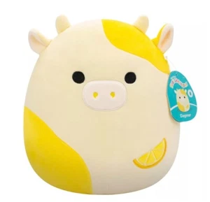 Squishmallows Collection Dagmar the Lemon Cow Plush 11-inch NWT - Picture 1 of 8