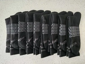 Bombas Socks Unisex Crew Size Medium (Men's 6-9.5, Women's 7-11 1/2 ) 9 Pairs - Picture 1 of 4