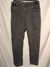 Lined Mountain Warehouse Girl's Size 13 Gray Skinny Adjustable Waist Red Lining