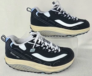 Scarpe da passeggio Skechers Shape Ups donna 8 blu navy bianco 2009 sneaker comode 11809 - Foto 1 di 10