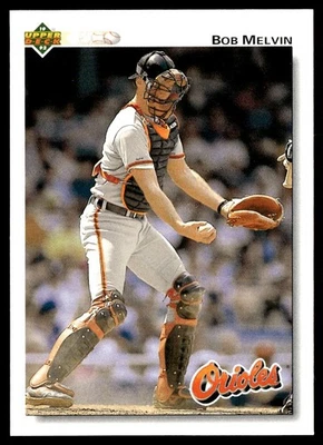 1992 Upper Deck Bob Melvin Baltimore Orioles #692 - Image 1 of 2
