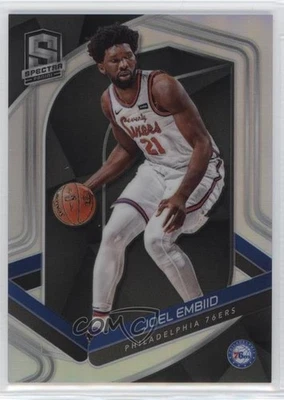 2019-20 Panini Spectra Variation Silver Prizm Joel Embiid (One Hand on Ball) #48 - Image 1 of 2