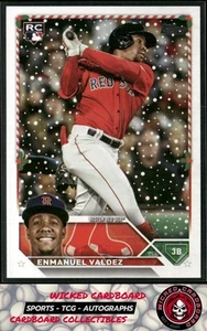 Enmanuel Valdez 2023 Topps Holiday #H171 RC Boston Red Sox - Picture 1 of 2