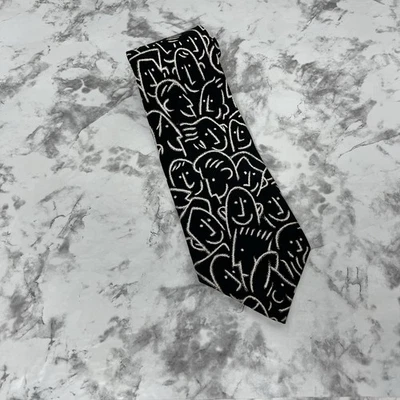 1991 The Beatles gravata de seda “All Together Now” Apple Corps Ltd roupa masculina Manhattan - Imagem 1 de 4