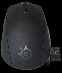 SteelSeries Rival 3 leichte kabellose optische Gaming Maus RGB - Schwarz - sehr guter Zustand - Bild 1 von 6