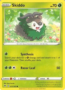 Skiddo Common SWSH04: Vivid Voltage 017/185 NM - Bild 1 von 1