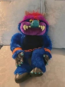 Puños de peluche My Pet Monster Amtoy 1986 originales de colección 24" estado de felpa difícil de encontrar - Imagen 1 de 19