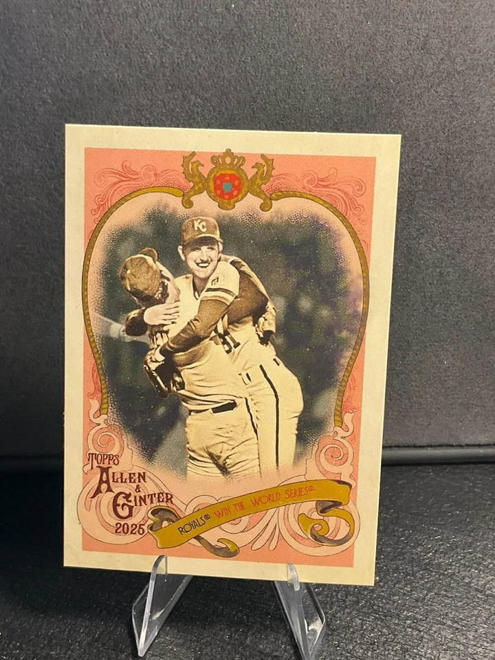 2025 Topps Allen & Ginter Sweet Victory SV-37 Bret Saberhagen, Kansas City Royal Foto 1 de 1