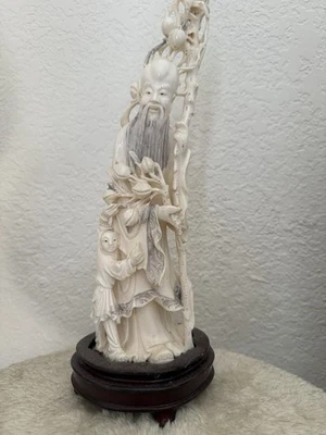 Adorno escultura de deidad china Foto 1 de 4