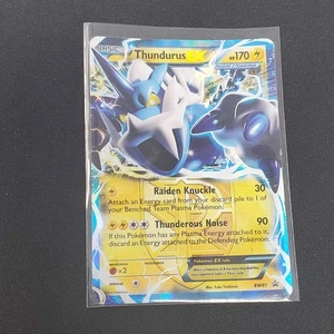 Thundurus EX (Team Plasma) BW81 Promociones Blanco y Negro Holo LP - Imagen 1 de 2