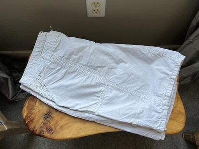 Pantalones Cortos Talla 10 Beige 100% Algodón 9 Pulgadas Entrepierna Foto 1 de 4