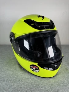 Scorpion Helmet EXO-400Y Youth Small Full Face Inflatable Fit Hi-Viz Yellow EUC - Bild 1 von 20