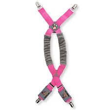 Choke Free Dog Suspenders for Pet Apparel Clothes Diapers Belly Band Small Large
