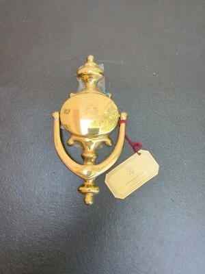 Llamador de puerta de latón pulido macizo resistente al deslustre Mascruz Portugal  Foto 1 de 4