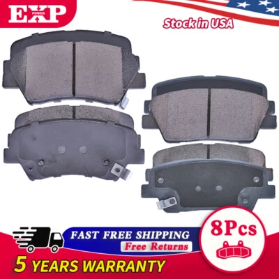 Pastillas de freno delanteras y traseras de cerámica con kit de hardware para Kia Sorento 2016-2020 nuevas Foto 1 de 4