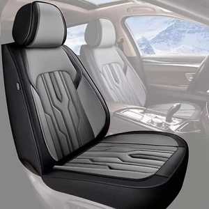 Car 2 Seat Covers Front Row PU Leather Cushion Pad For Nissan Versa 2009-2024 - Picture 1 of 7