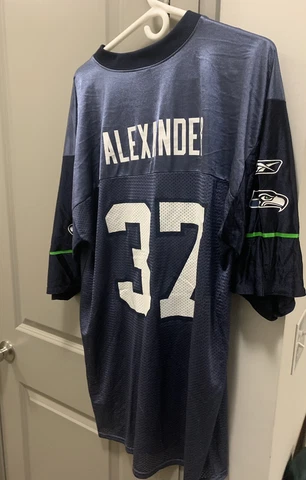 NFL Shaun Alexander Reebok Pro Player Seattle Seahawks Jersey L Cover