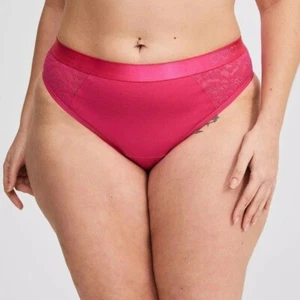 Mutandine Torrid 00X 0X 5X Perizoma Rosa Strass Cuori Cotone/Pizzo Intimo Nuovo - Foto 1 di 3